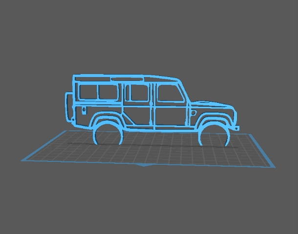 Land Rover - Defender 110 Wall Art